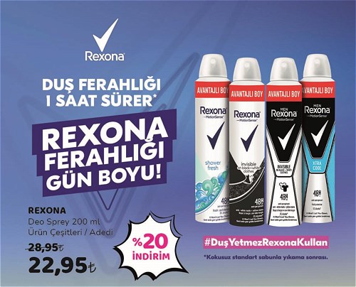 Rexona Deo Sprey 200 ml Ürün Çeşitleri image