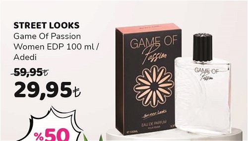 Street Looks Game Of Passion Women Edp 100 ml image