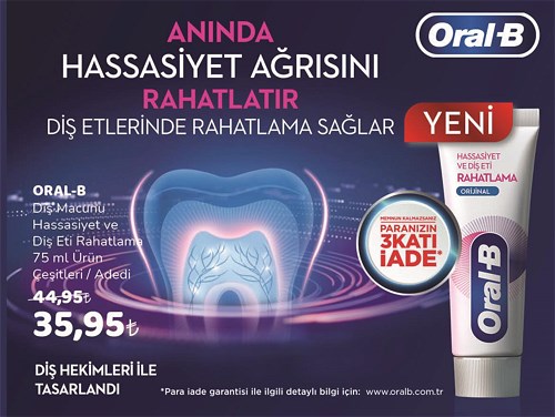 Oral-B Diş Macunu Hassasiyet ve Diş Eti Rahatlatma 75 ml Çeşitleri image