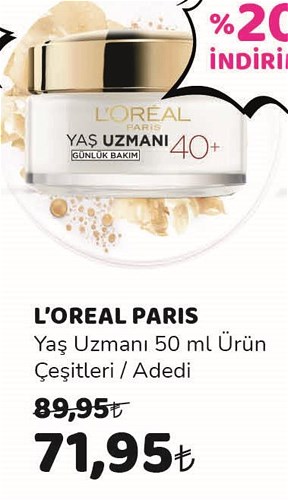 Loreal Paris Yaş Uzmanı 50 ml Ürün Çeşitleri image