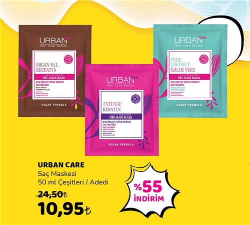 Urban Care Saç Maskesi 50 ml Çeşitleri / Adedi image