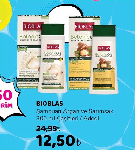 Bioblas Şampuan Argan ve Sarımsak 300 ml Çeşitleri / Adedi image