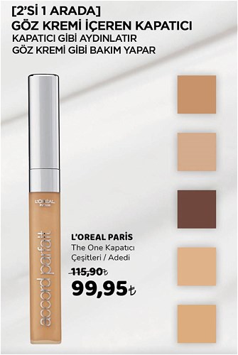 Loreal Paris The One Kapatıcı Çeşitleri / Adedi image