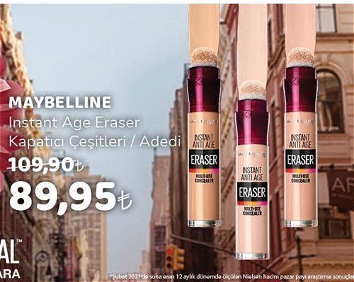 Maybelline Instant Age Eraser Kapatıcı Çeşitleri / Adedi image