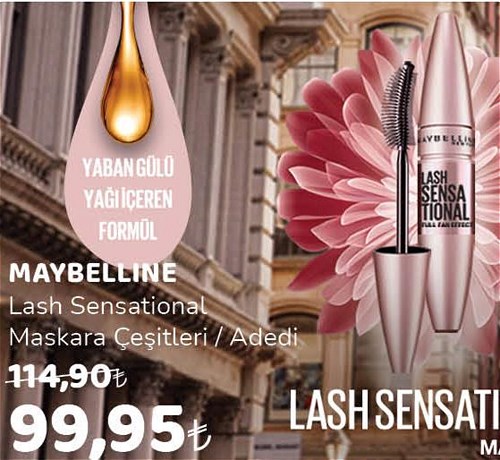 Maybelline Lash Sensational Maskara Çeşitleri/Adet image