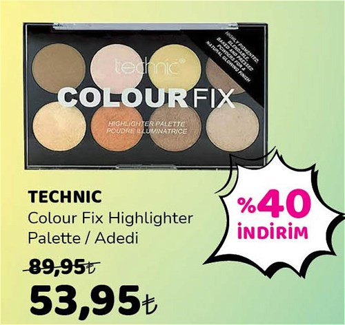 Technic Colour Fix Highlighter Palette image