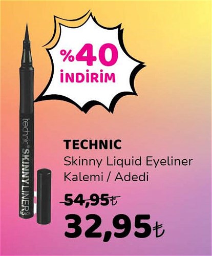 Technic Skinny Liquid Eyeliner Kalemi image