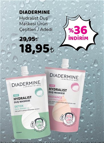 Diadermine Hydralist Duş Maskesi Ürün Çeşitleri / Adedi image