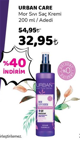 Urban Care Mor Sıvı Saç Kremi 200 ml image