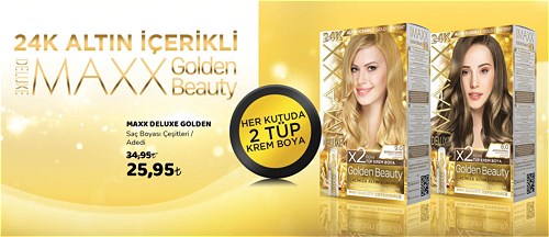 Maxx Deluxe Golden Saç Boyası Çeşitleri / Adedi image