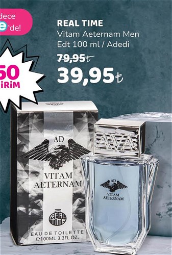 Real Time Vitam Aeternam Men Edt 100 ml image