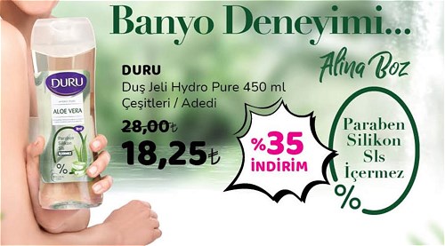 Duru Duş jeli Hydro Pure 450 ml Çeşitleri / Adedi image