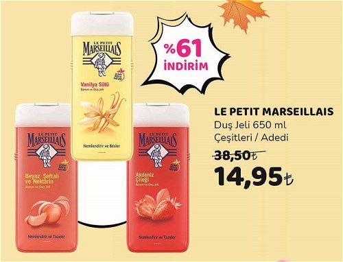 Le Petit Marseillais Duş Jeli 650 ml Çeşitleri image