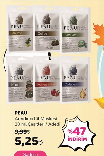 Peau Arındırıcı Kil Maskesi 20 ml Çeşitleri image