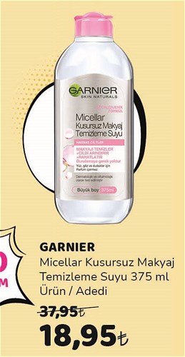 Garnier Micellar Kusursuz Makyaj Temizleme Suyu 375 ml image