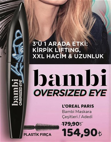 Loreal Paris Bambi Maskara Çeşitleri/Adedi image