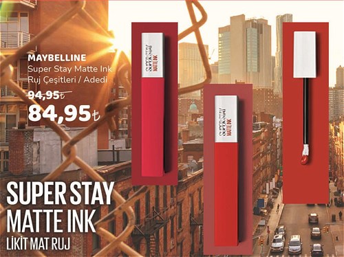 Maybelline Super Stay Matte Ink Ruj Çeşitleri/Adet image