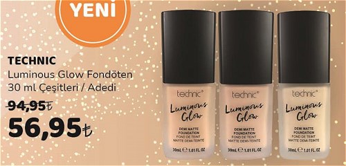 Technic Luminous Glow Fondöten 30 ml Çeşitleri image