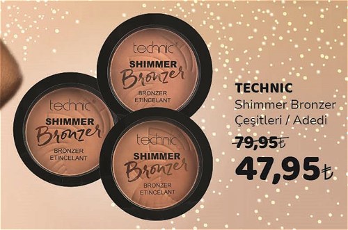 Technic Shimmer Bronzer Çeşitleri/Adedi image