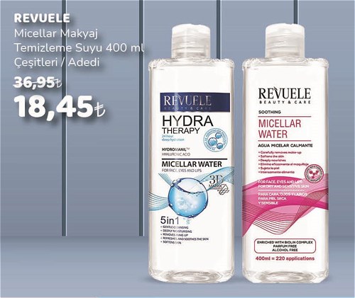 Revuele Micellar Makyaj Temizleme Suyu 400 ml Çeşitleri image