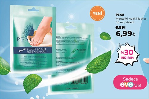 Peau Mentollü Ayak Maskesi 30 ml image