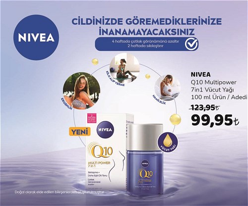 Nivea Q10 Multipower 7in1 Vücut Yağı 100 ml image