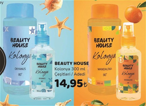 Beauty House Kolonya 300 ml Çeşitleri image