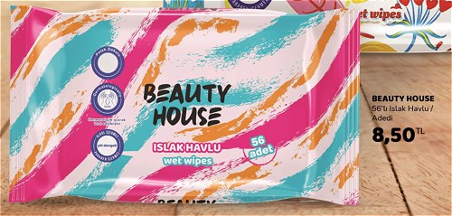 Beauty House 56'lı Islak Havlu image