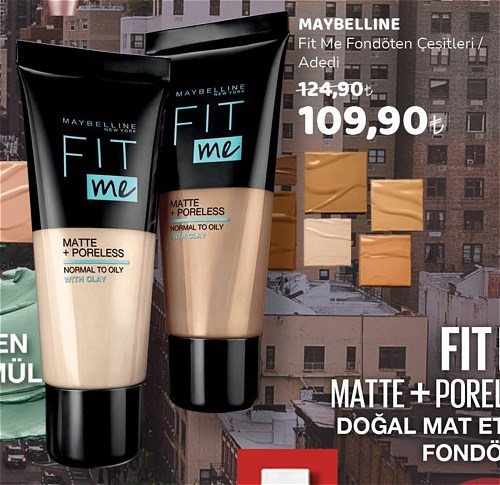 Maybelline Fit Me Fondöten Çeşitleri/Adedi image