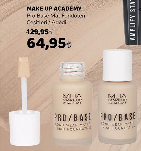 Make Up Academy Pro Base Mat Fondöten Çeşitleri/Adedi image