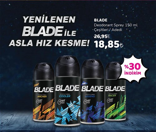 Blade Deodorant Sprey 150 ml Çeşitleri image