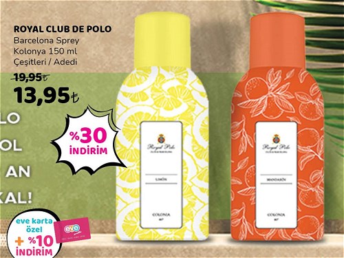 Royal Club De Polo Barcelona Sprey Kolonya 150 ml Çeşitleri image