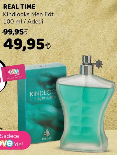 Real Time Kindlooks Men Edt 100 ml image