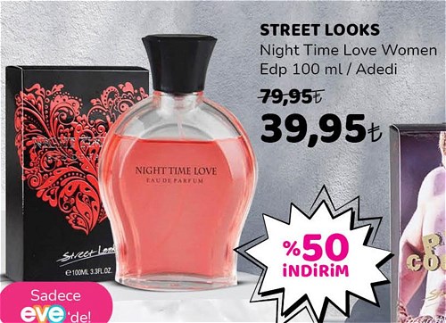 Street Looks Night Time Love Women Edp 100 ml image