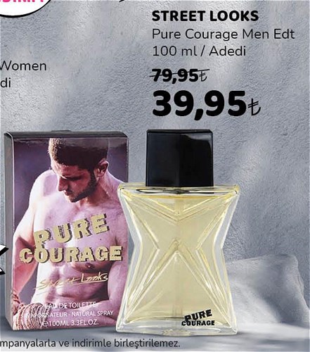 Street Looks Pure Courage Men Edt 100 ml image