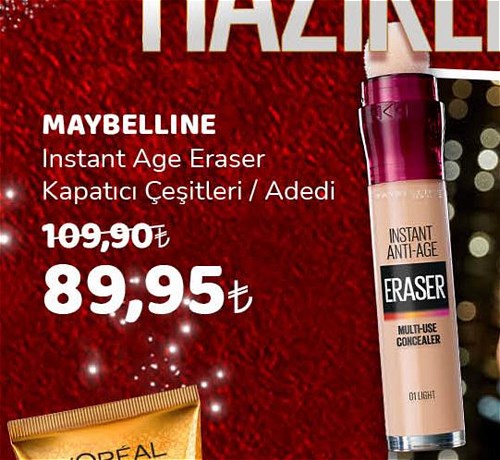 Maybelline Instant Age Eraser Kapatıcı Çeşitleri/Adedi image