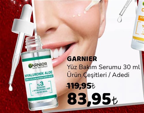 Garnier Yüz Bakım Serumu 30 ml Çeşitleri/Adedi image