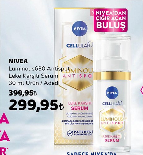 Nivea Luminous630 Antispot Leke Karşıtı Serum 30 ml image