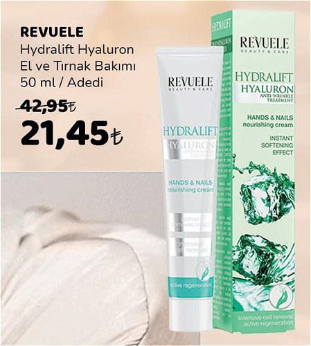 Revuele Hydralift Hyaluron El ve Tırnak Bakımı 50 ml image