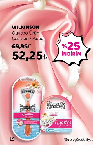 Wilkinson Quattro Ürün Çeşitleri/Adedi image