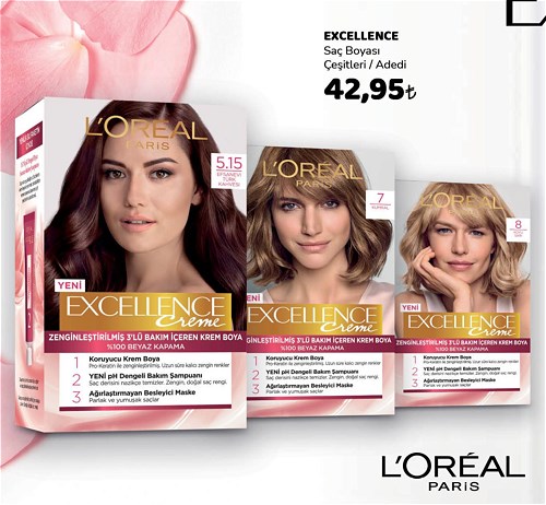 Loreal Paris Excellence Saç Boyası Çeşitleri/Adedi image