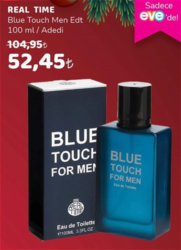 Real Time Blue Touch Men Edt 100 ml image