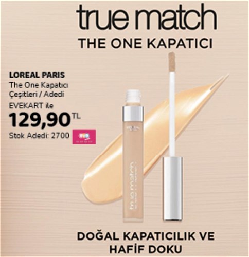 Loreal Paris True Match The One Kapatıcı Çeşitleri image