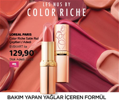 Loreal Paris Color Riche Satin Ruj Çeşitleri image