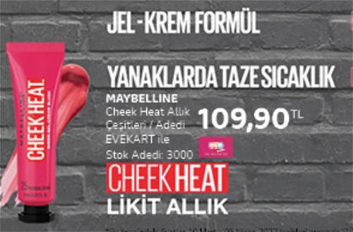 Maybelline Cheek Heat Allık Çeşitleri image