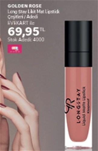 Golden Rose Long Stay Likit Mat Lipstick image