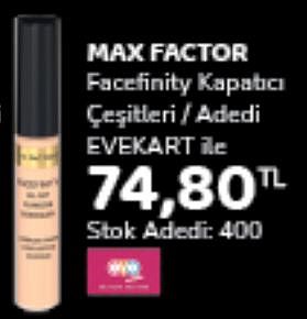 Max Factor Facefinity Kapatıcı Çeşitleri image
