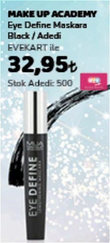 Make Up Academy Eye Define Maskara Black image