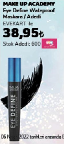 Make Up Academy Eye Define Waterproof Maskara image