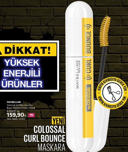 Maybelline Colossal Curl Bounce Very Black Maskara image
